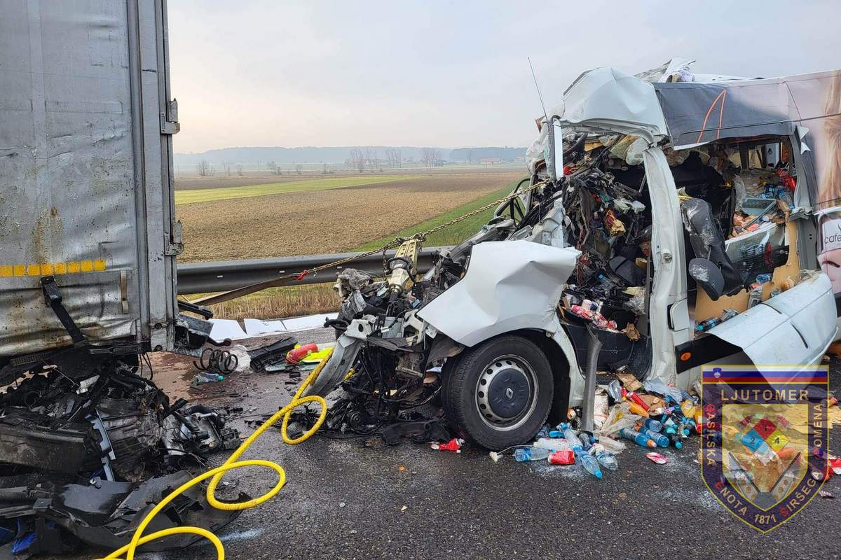 V prometni nesreči na avtocesti umrl voznik tovornega vozila Prlekija on net Ljutomer