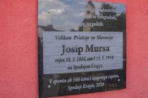 Odkritje spominske plošče Josipa Murse
