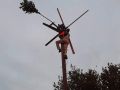 Postavljanje klopotca v Moravcih pri Mali Nedelji