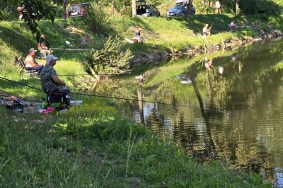 Ribiško srečanje v Gezovih jamah, foto: Občina Ljutomer