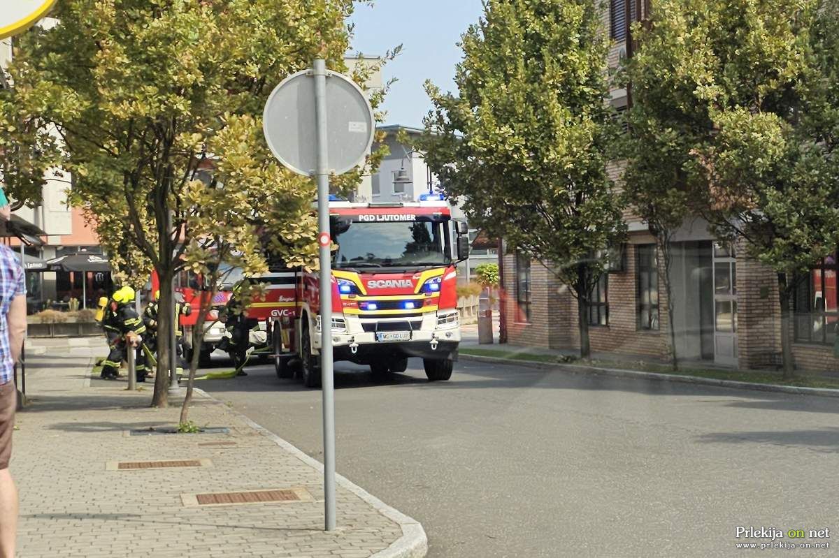 Intervencija gasilcev v Ljutomeru