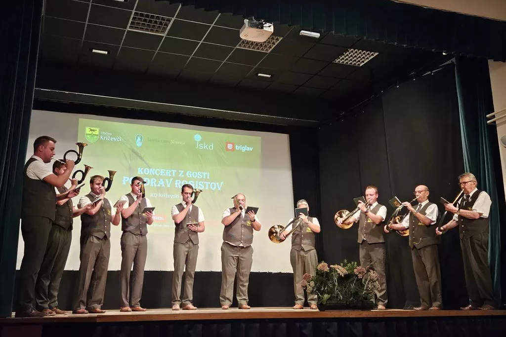 Koncert Pozdrav rogistov, foto: Občina Križevci