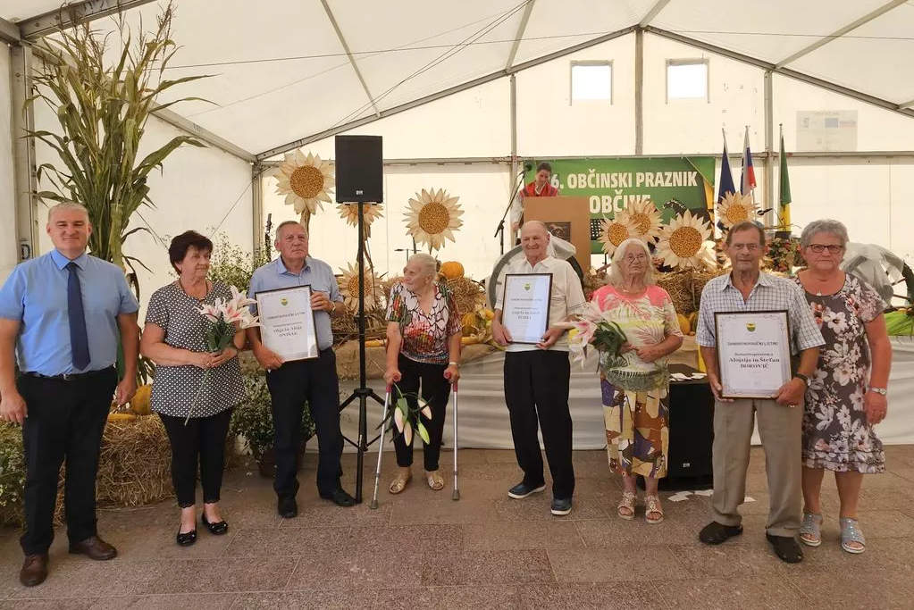 Srečanje starejših občanov in zakonskih jubilantov, foto: Občina Križevci