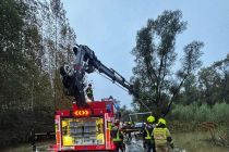 Prometna nesreča na cesti Srednja Bistrica - Razkrižje