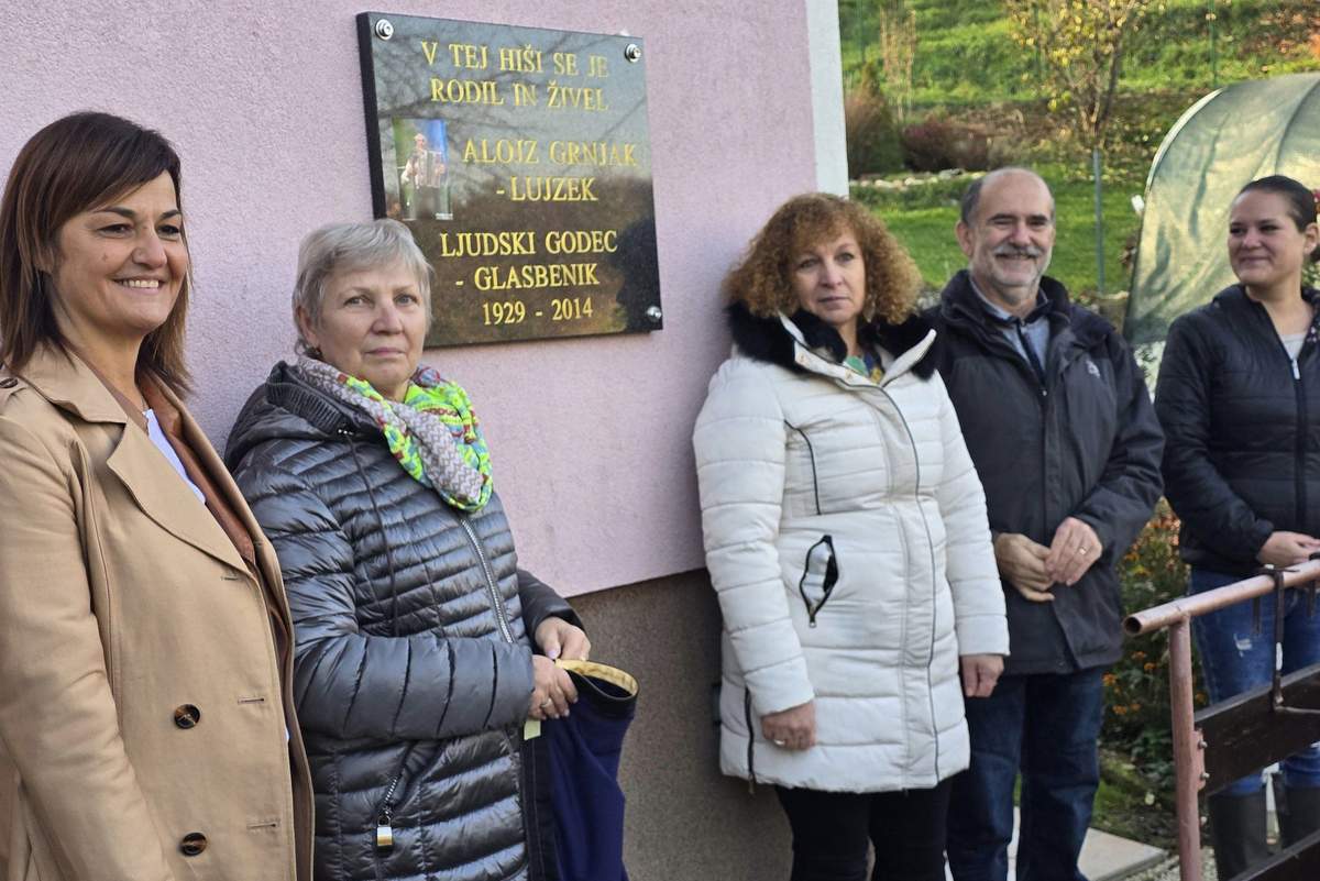 Odkritje spominske plošče v spomin Alojzu Grnjaku, foto: Občina Ljutomer