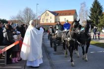 Blagoslov konjev v Križevcih pri Ljutomeru