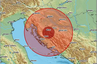 Potres smo čutili tudi v Sloveniji