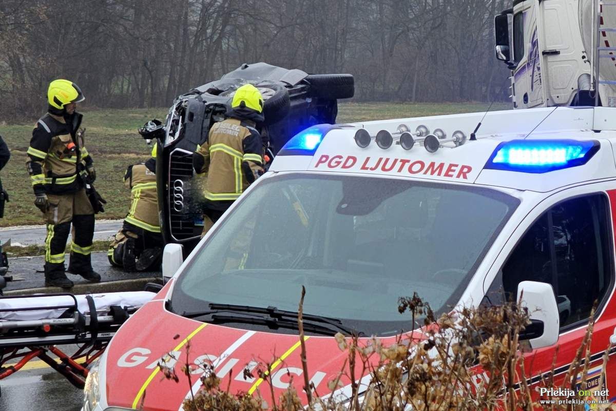 Prometna nesreča v Radomerju