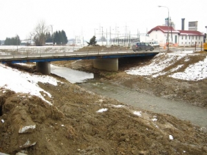 Lokacija krožišča in novega mostu čez Ščavnico